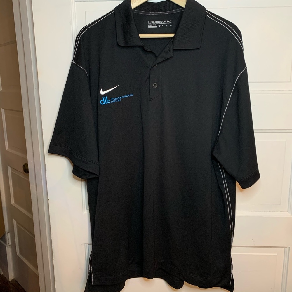 Nike Golf Dri-Fit polo, black Size XL